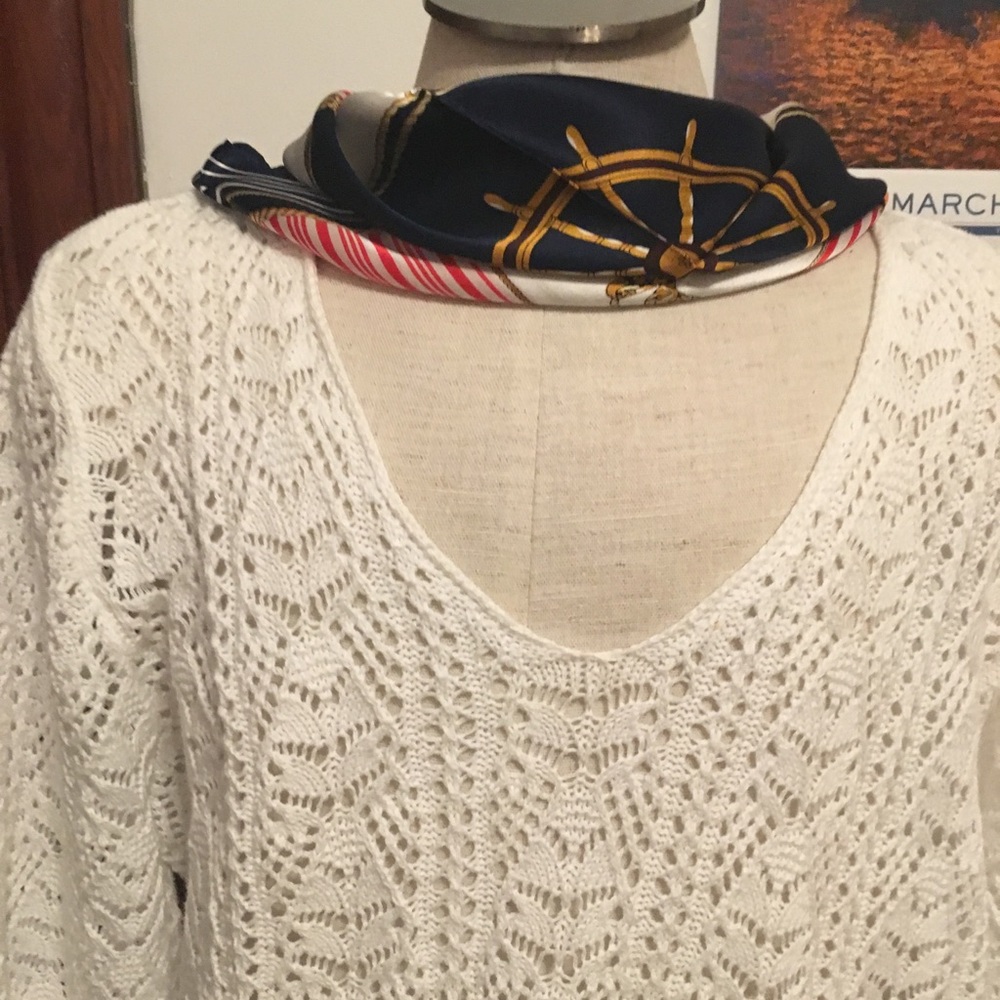 Lilysilk square 100% Silk scarf, new without tags